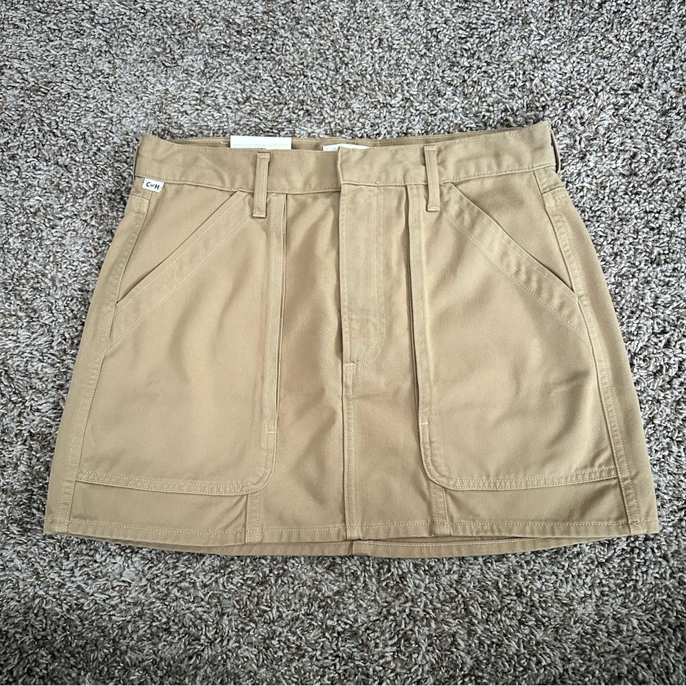 Citizens Of Humanity Beige Mini Skirt